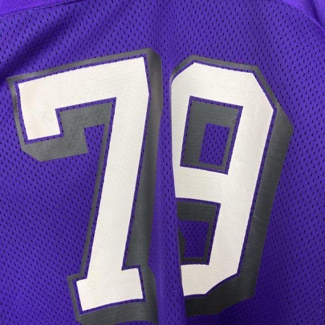 【入手困難】SupremeNFL ゲームシャツ紫リンガーネックT背番号半袖. 4