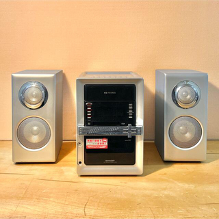シャープ(SHARP)のCD・MD・カセットプレーヤーラジオ SD-GX2 リモコン付　シャープ(ラジオ)