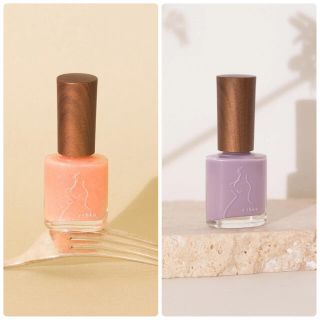 最終値下げ　rihka nail polish リーカ　ネイル　2点セット(ネイル用品)