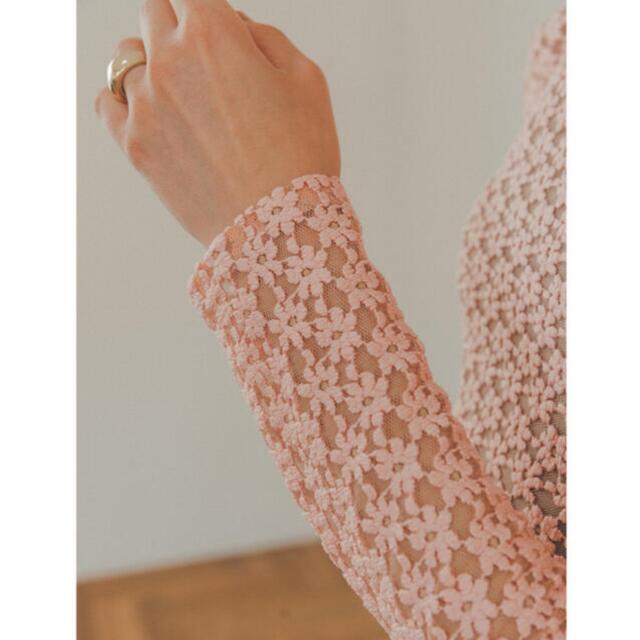 CLANE クラネ3D FLOWER LACE TOPS-