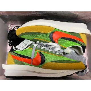 ナイキ(NIKE)のsacai × NIKE LD WAFFLE GREEN(スニーカー)