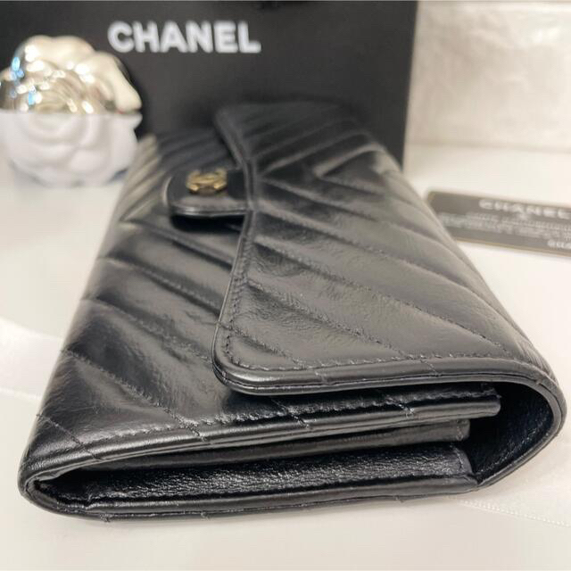 CHANEL(シャネル)のCHANEL✨シャネル✨長財布✨マトラッセ✨ゴールドフラップ✨ロングウォレット レディースのファッション小物(財布)の商品写真