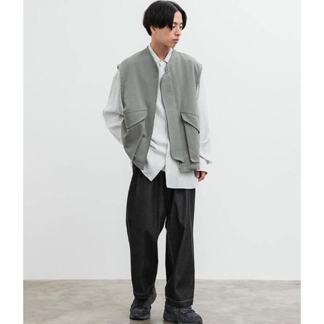 STUDIOUS(ステュディオス)のlidnm DETACHABLE FLIGHT BLOUSON メンズのジャケット/アウター(ブルゾン)の商品写真