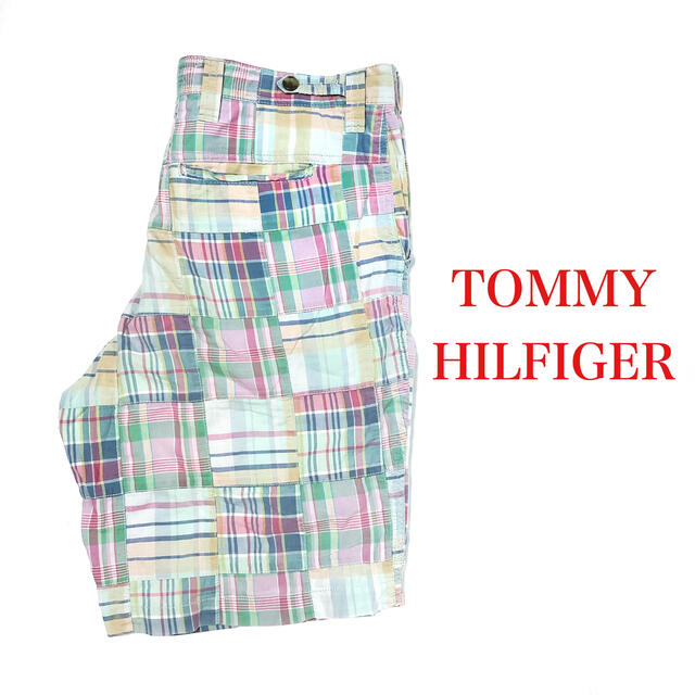 TOMMY HILFIGER(トミーヒルフィガー)の【古着】TOMMY HILLFIGER トミーヒルフィガー　《ハーフパンツ㉖》 メンズのパンツ(ショートパンツ)の商品写真