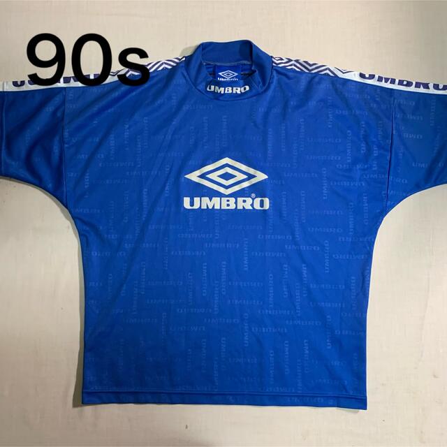 【希少】90s 青タグ　アンブロ　フットボールシャツ　ゲームシャツ　ヴィンテージ | フリマアプリ ラクマ