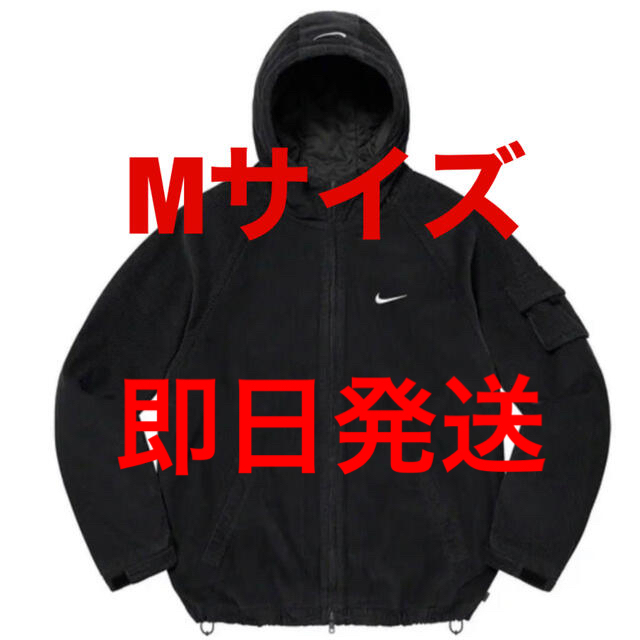 BLACKサイズSupreme Nike Arc Corduroy Hooded Jacket