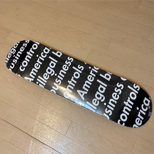 未開封 Supreme Illegal Business Skateboard