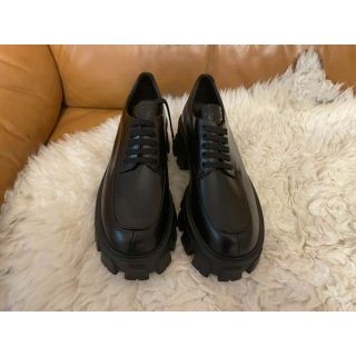 新品❗️PRADA モリノス ブラッシュドカーフ レースアップシューズ