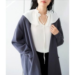 ルクールブラン(le.coeur blanc)の新品✨タグ付き♪定価11,990円　綿素材　ブラウス　Mサイズ　大特価‼️(シャツ/ブラウス(長袖/七分))