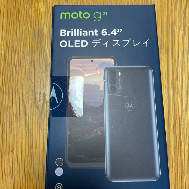 【新品】motorola g31 / ミネラルグレイ