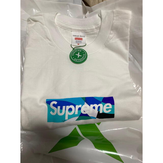 Supreme(シュプリーム)のSupreme / Emilio Pucci® Box Logo Tee   メンズのトップス(Tシャツ/カットソー(半袖/袖なし))の商品写真
