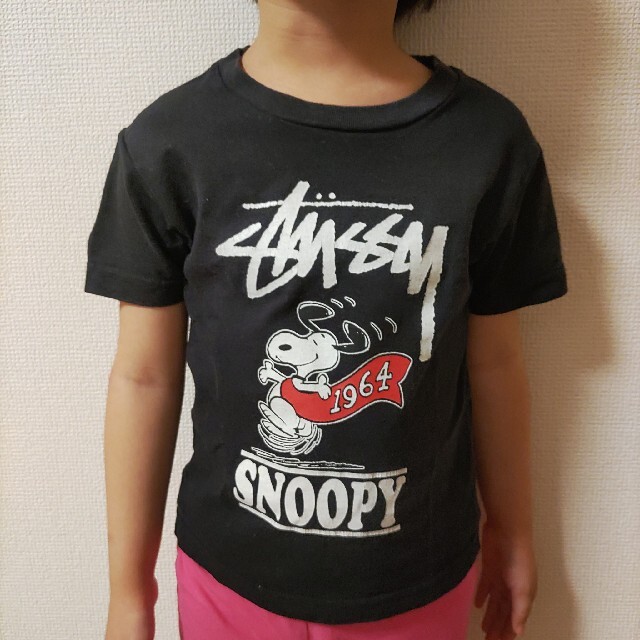 STUSSY ステューシー PEANUTS スヌーピー キッズTシャツ