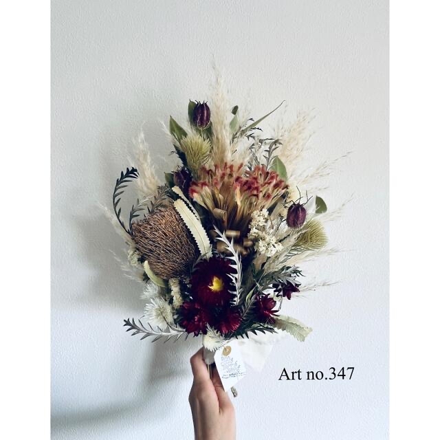 red＆beige bouquet no.347