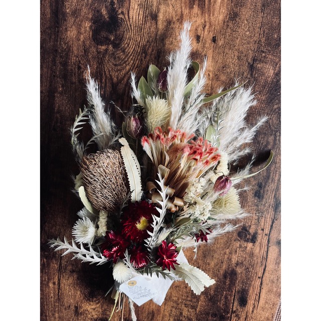 red&beige bouquet no.347 最大12%OFFクーポン www.toyotec.com