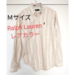 ポロラルフローレン(POLO RALPH LAUREN)の【値下】ラルフローレン ストライプシャツ 刺繍ロゴ　長袖　80年代古着(シャツ)