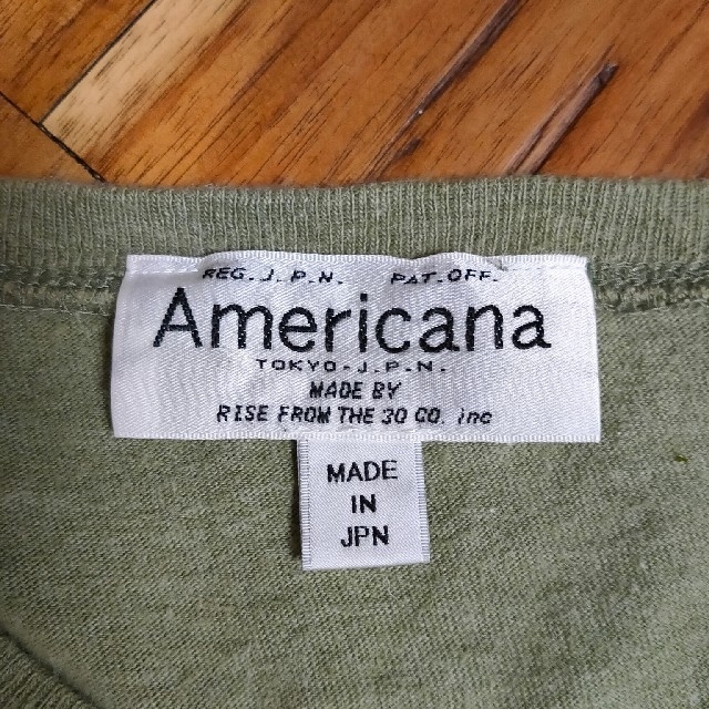 AMERICANA(アメリカーナ)のAMERICANA Tシャツ レディースのトップス(カットソー(長袖/七分))の商品写真