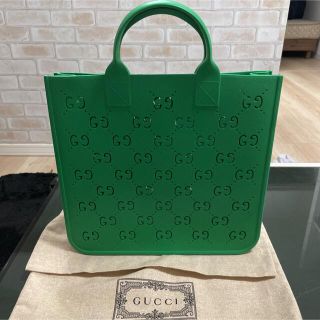 グッチ(Gucci)のGUCCI チルドレンズ　GGラバー　トートバッグ　レシート付き正規品(ハンドバッグ)