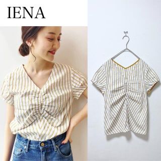 イエナ(IENA)のIENA フロントギャザーブラウス Plage スタンドタックブラウス と２点(シャツ/ブラウス(半袖/袖なし))