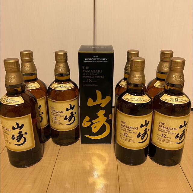 サントリー(サントリー)の山崎18年、山崎12年　山崎セット 食品/飲料/酒の酒(ウイスキー)の商品写真