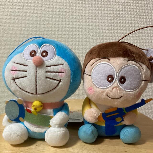 小学館(ショウガクカン)の映画ドラえもん2021 赤いほっぺ　ぬいぐるみ/ドラえもん&のび太 エンタメ/ホビーのおもちゃ/ぬいぐるみ(キャラクターグッズ)の商品写真