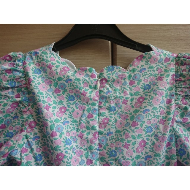 Jacadi ジャカディ パフスリーブ リバティワンピース liberty - www
