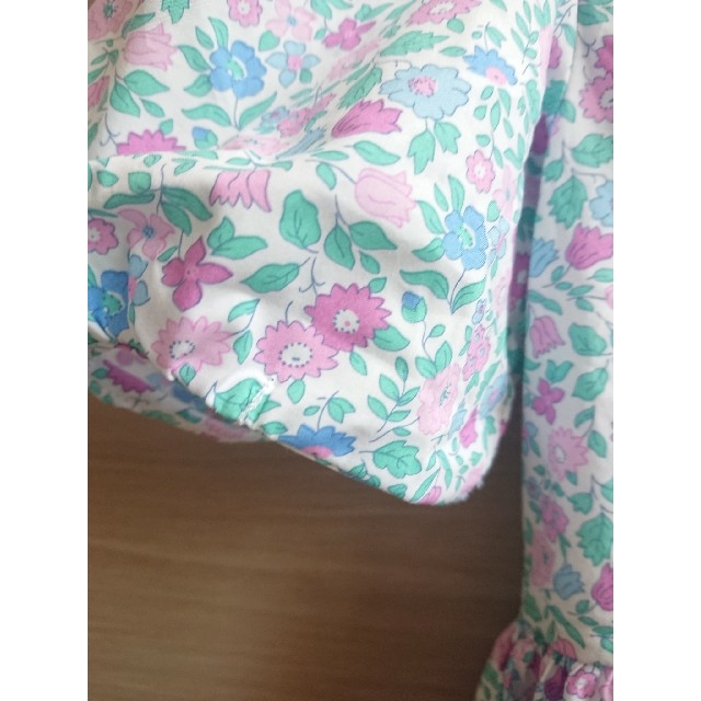 Jacadi ジャカディ パフスリーブ リバティワンピース liberty - www