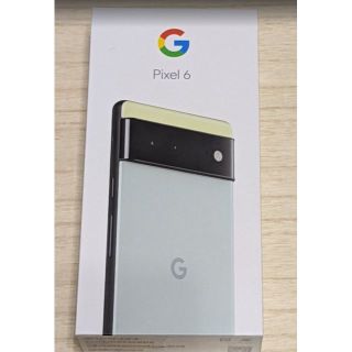 グーグル(Google)の未使用品　Google Pixel 6 128GB　Sorta Seafoam(スマートフォン本体)