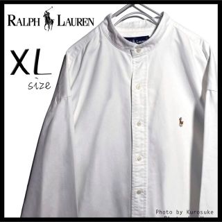 ポロラルフローレン(POLO RALPH LAUREN)のポロ ラルフローレン POLO ノーカラーシャツ バンドカラーシャツ オックス(シャツ)