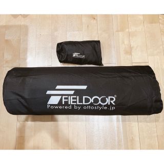 フィールドア(FIELDOOR)のFIELDOOR キャンプ 車中泊マット 厚さ10cm 幅90cm 新品枕付き(寝袋/寝具)