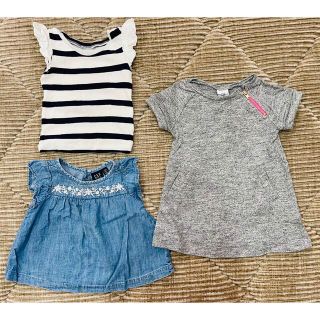 ベビーギャップ(babyGAP)のベビーギャップ　80㎝　3点まとめ売り(Ｔシャツ)