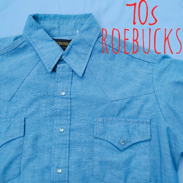 Levi's(リーバイス)の70s ROEBUCKS シャンブレー ウエスタンシャツ メンズのトップス(シャツ)の商品写真