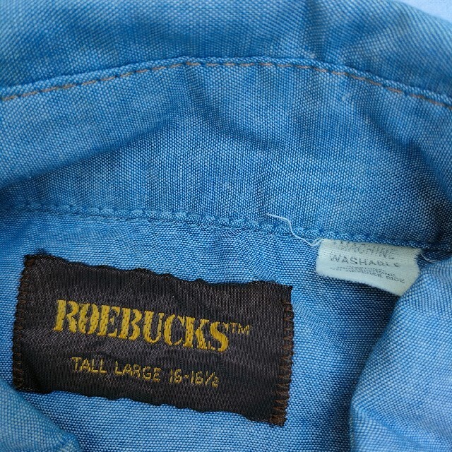 Levi's(リーバイス)の70s ROEBUCKS シャンブレー ウエスタンシャツ メンズのトップス(シャツ)の商品写真