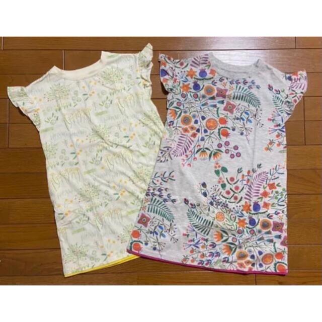 Graniph(グラニフ)のgraniph グラニフ　ワンピース　130サイズ　2枚セット キッズ/ベビー/マタニティのキッズ服女の子用(90cm~)(ワンピース)の商品写真