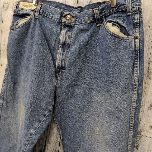 Dickies(ディッキーズ)の90sディッキーズ40×30デニム青ブルーパンツジーンズボトムスメキシコ メンズのパンツ(ペインターパンツ)の商品写真