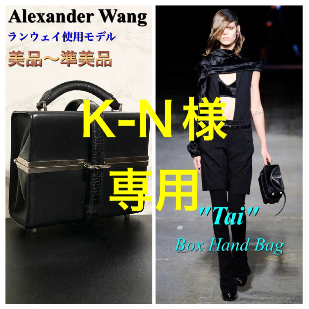 【美品〜準美品 希少】Alexander Wang「Tai」ボックスハンドバッグ
