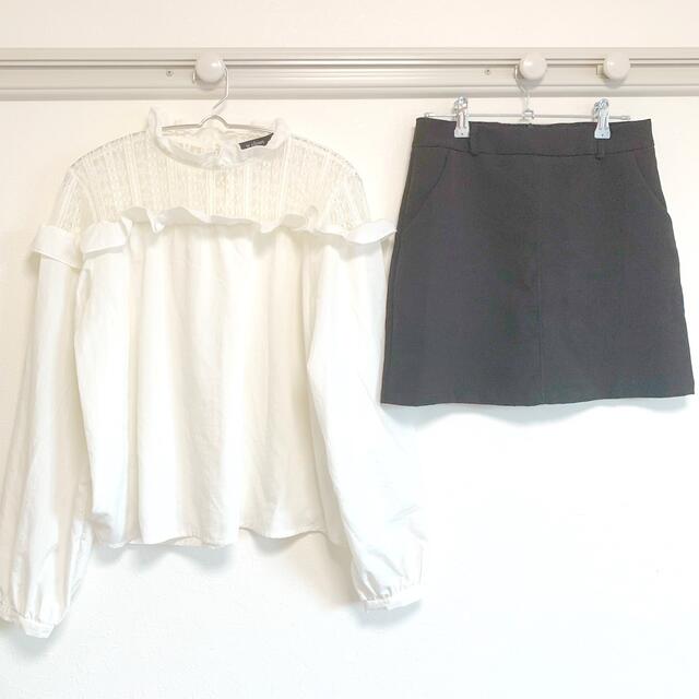 w closet(ダブルクローゼット)の【夏服】レースブラウス　本日セール中！ レディースのトップス(シャツ/ブラウス(長袖/七分))の商品写真