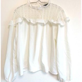 ダブルクローゼット(w closet)の【夏服】レースブラウス　本日セール中！(シャツ/ブラウス(長袖/七分))