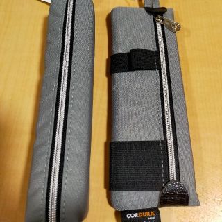 コーデュラ(CORDURA)の新品☆CORDURA(コーデュラ)ペンポーチペンケース　フラット　スリム　グレー(ペンケース/筆箱)