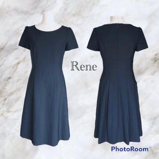 ルネ(René)のルネ　バックプリーツワンピース(ひざ丈ワンピース)