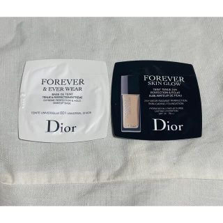 ディオール(Dior)のDiorスキンフォーエヴァー&エヴァー ベース&ファンデーション(サンプル/トライアルキット)