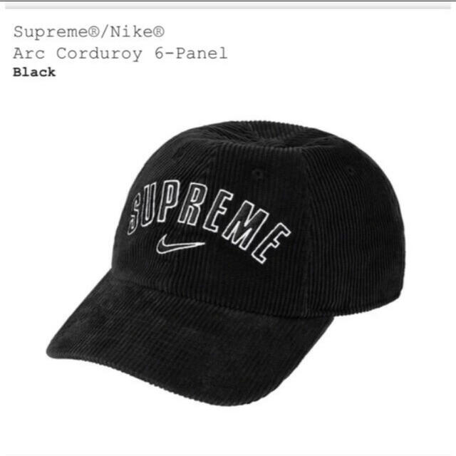 supreme nike Arc Corduroy 6-Panel キャップ