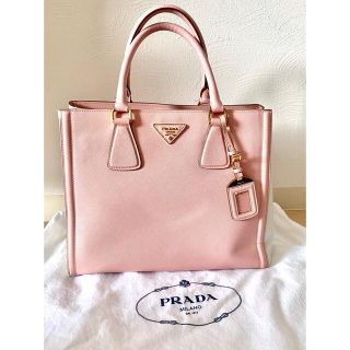 プラダ(PRADA)のPRADA プラダ サフィアーノ バッグ バイカラー　A4(ハンドバッグ)