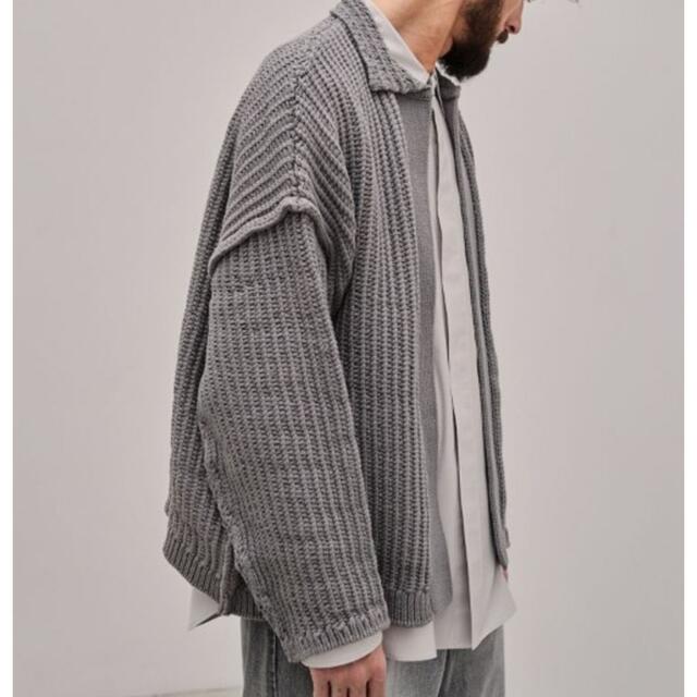 LIDNM LILY YARN KNIT BLOUSON 1