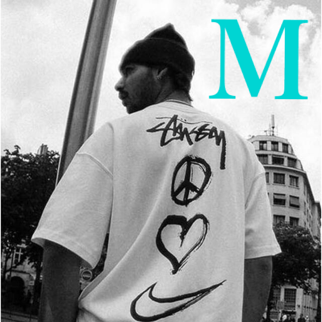 STUSSY(ステューシー)のMサイズ Stussy × Nike NRG SS Tee White メンズのトップス(Tシャツ/カットソー(半袖/袖なし))の商品写真