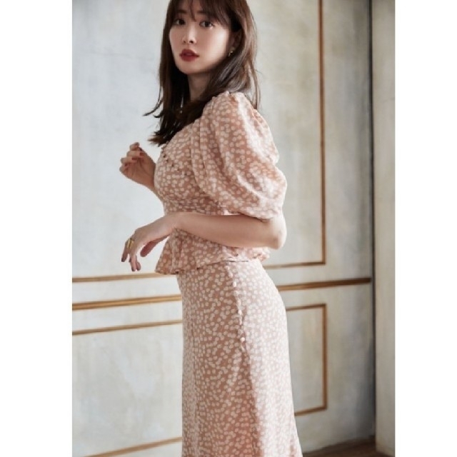 新品 Her lip to Cherry Pattern Two Piece - セット/コーデ 新品 Her lip to Cherry Pattern Two Piece