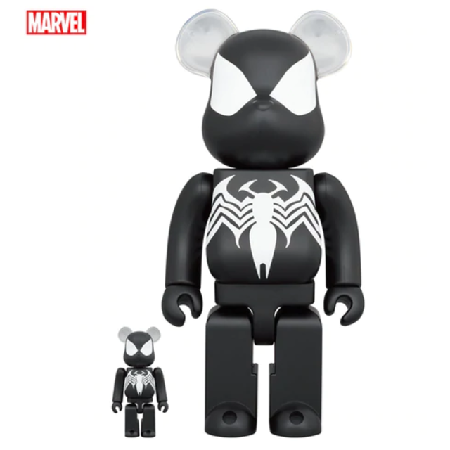 スパイダーマンBE@RBRICK SPIDER-MAN BLACK COSTUME 100％