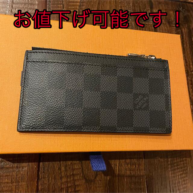 LOUIS VUITTON(ルイヴィトン)の【美品】ルイヴィトン　カードホルダー　N64038 メンズのファッション小物(コインケース/小銭入れ)の商品写真