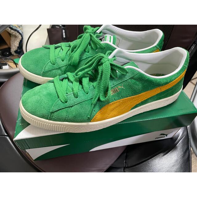 PUMA SUEDE VTG GREEN 21FA-I  30cm