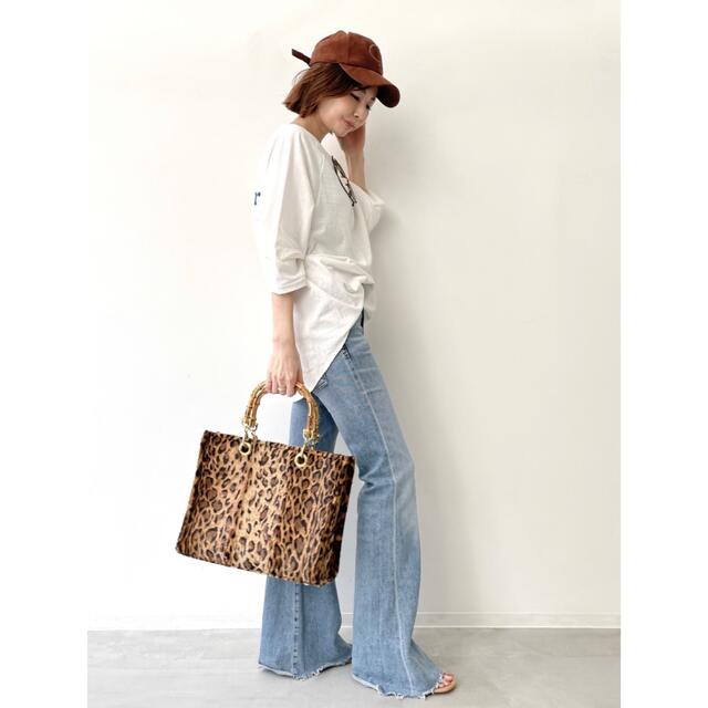 L'Appartement DEUXIEME CLASSE(アパルトモンドゥーズィエムクラス)のLAppartement Leopard Bamboo Bag レディースのバッグ(ハンドバッグ)の商品写真