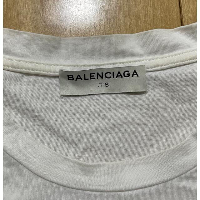 Balenciaga(バレンシアガ)のバレンシアガ　白無地Tシャツ メンズのトップス(Tシャツ/カットソー(半袖/袖なし))の商品写真